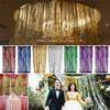 Backdrop Party Background Rain Curtains Glitter Foil Tinsel Birthday Wedding