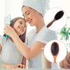 Woman Wood Comb Anti-static Ponytail Hairbrush Portable Hair-styling Care Hairdressing Accessory for Home Barbershop