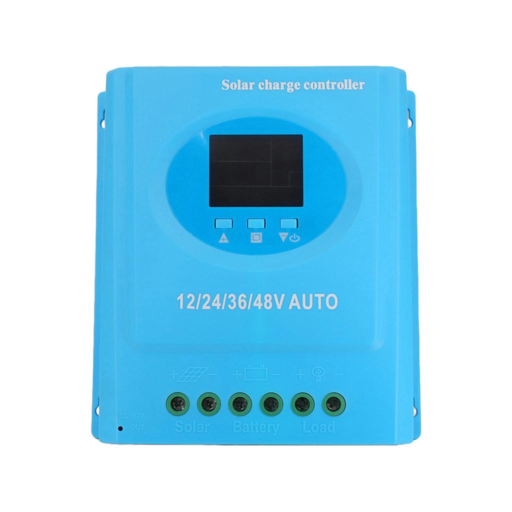 150A MPPT Solar Charge Controller 12V 24V 36V 48V Automatic Adaptation Charge Controller with Blacklight LCD Display