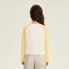 Girls' Color Contrasting Long Sleeve Casual Top