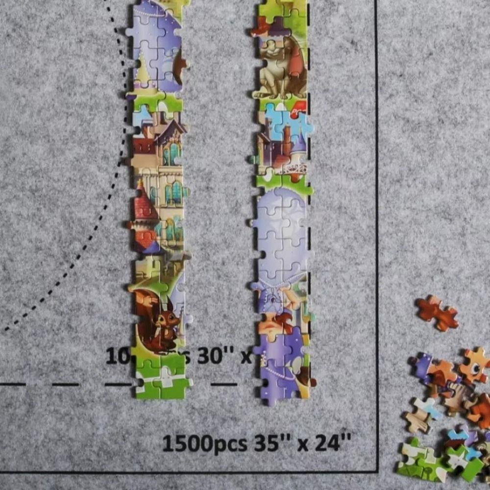 Roll Up Jigsaw Puzzle Storage Mat Set Puzzles Keeper  Parent-child Early Education