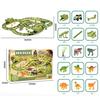 THOTCOC Dinosaur Car Track - Construction Toy for Children Ages 3 and Up - 269 Pieces