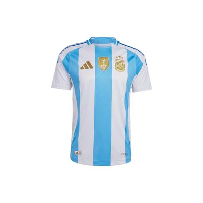 Arjantin 2024 İç Saha Otantik Messi Forması Beyaz/Mavi Patlama Erkek Sokak Giyim IP8388