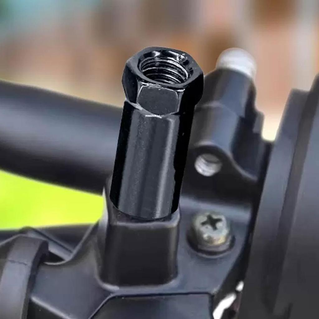 Motorcycle Mirror Screw Mirror Extension Adapter 8mm, Pack of 4
