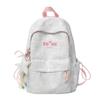 Schoolbag Japanese ins Spring outing versatile schoolbag niche design American retro large-capacity backpack travel lightweight backpack