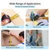 16 Foot 3/4 Inch Self Locking Tape Measure Heavy Duty Imperial Fraction Markings Professional