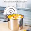 Suler Large Stainless Steel Stock Pot with Lid