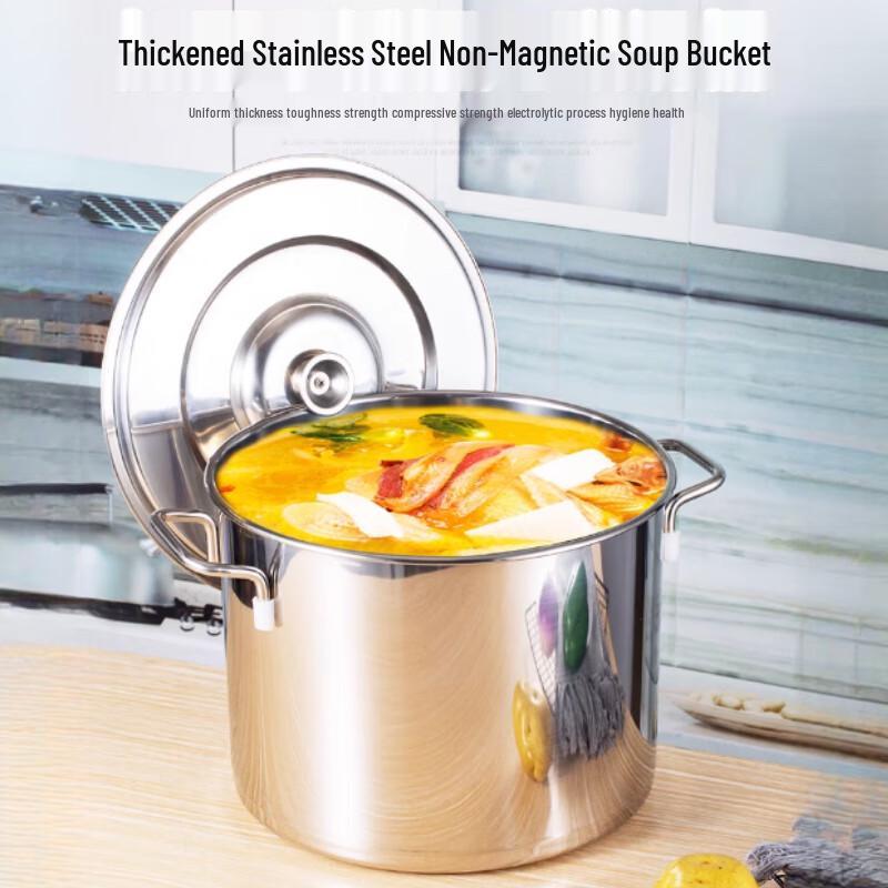 Suler Large Stainless Steel Stock Pot with Lid