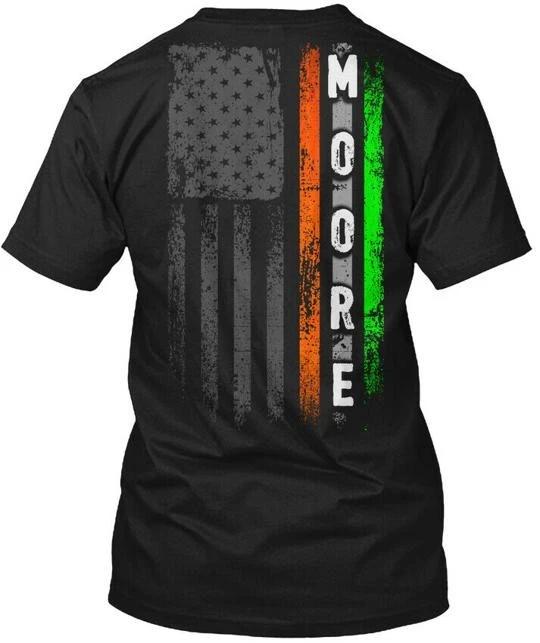 

Moore Family Irish American Flag T shirt Made in the USA Size S to 5XL S