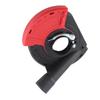 5 In Power Grinding Dust Shroud Iron PA66 Red Black Wearproof Surface Grinding Shroud for 125 150 Angle Grinders