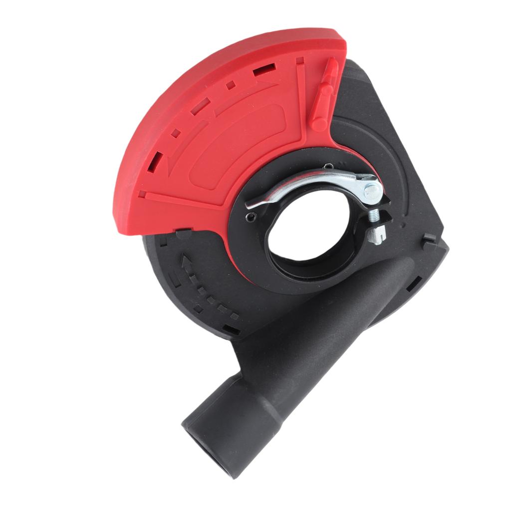 5 In Power Grinding Dust Shroud Iron PA66 Red Black Wearproof Surface Grinding Shroud for 125 150 Angle Grinders