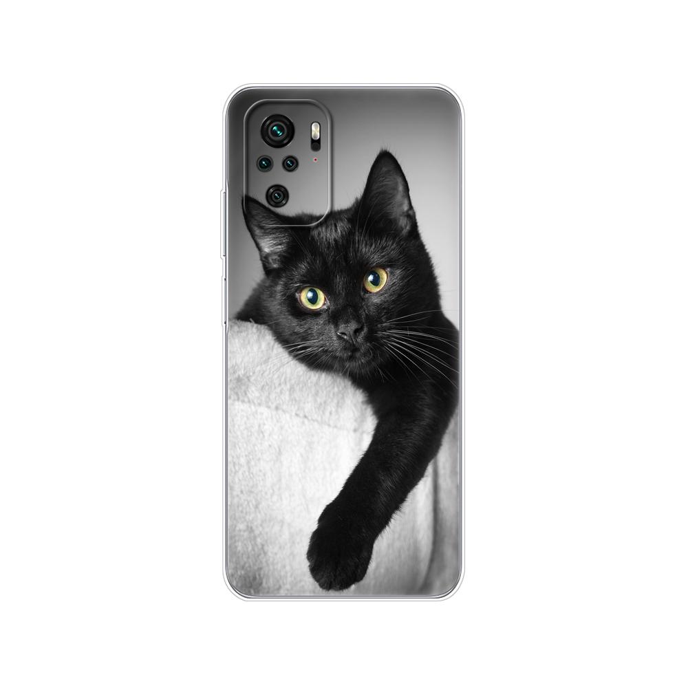 For Xiaomi Redmi Note 10 10S Case 4G 5G Silicon Soft Tpu Back On Redmi Note 10 Pro Global Phone Cover Note10 S Bumper Etui Funda