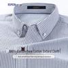 Men's 100% Cotton Oxford Business Casual Long Sleeve Shirt