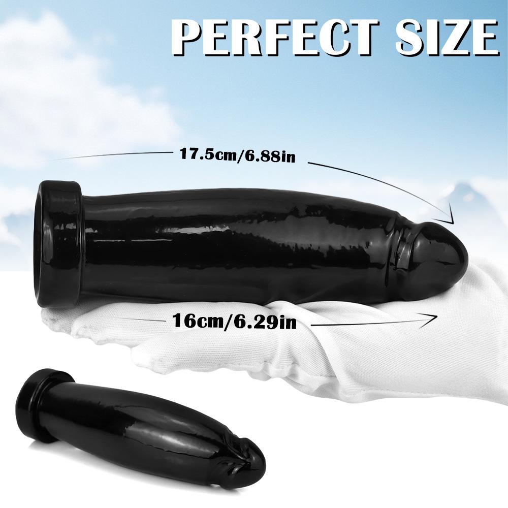 Anal Sex Toy for Men, Realistic Silicone Butt Plug Trainer Kit with Suction Cup, Adult Beginner Anal Dildo for Prostate Massage
