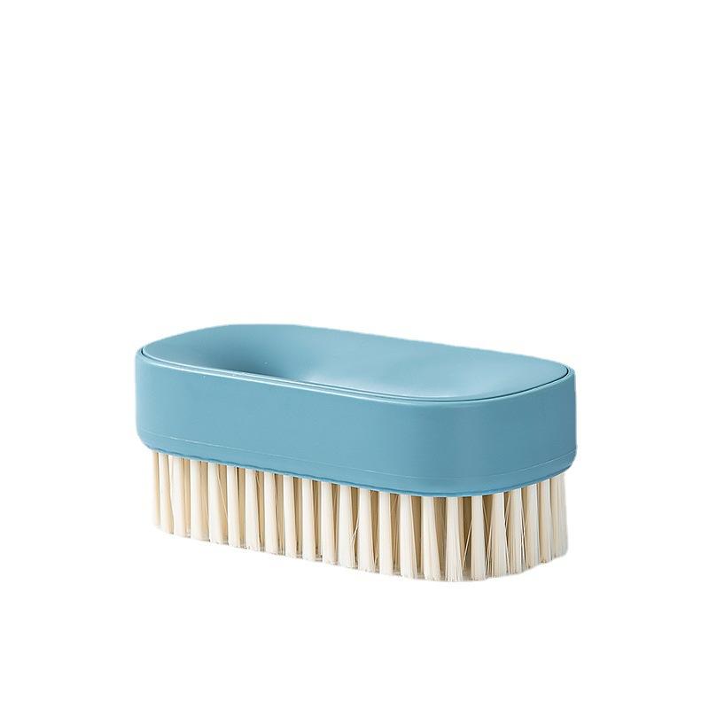 Okrągła ręczna szczotka do butów Szczotka gospodarstwa domowego do prania Delikatna i miękka szczotka do swetrów Owalna pusta szczotka z pralni chemicznej