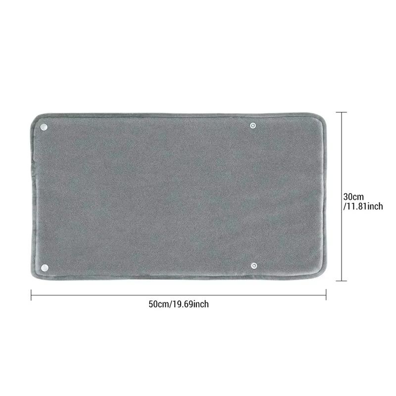 USB Thermostatic Hand Warmer Short Velvet Fabric Warm Hands And Legs Shawl for Winter Office And Home Use Heating Blanket