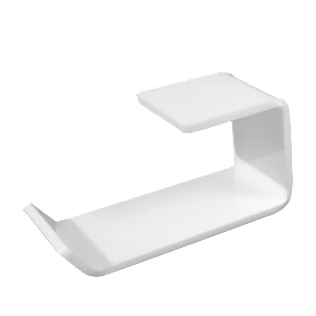 Headphone Hanger Bracket Acrylic Headset Stand Under Desk Earphone Storage Holder Rack
