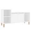 TV Stand in White 100 x 35 x 55 cm Engineered Wood
