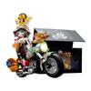 52TOYS TOM and JERRY Retro Motorcycle PVC Figure Doll Desktop Decoration Tom and Jerry Collectible 18cm Complete Figure Perfect Gift for and Day