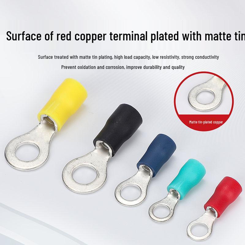 RV Pre-Insulated Purple Copper Crimp Terminal Lug Connector