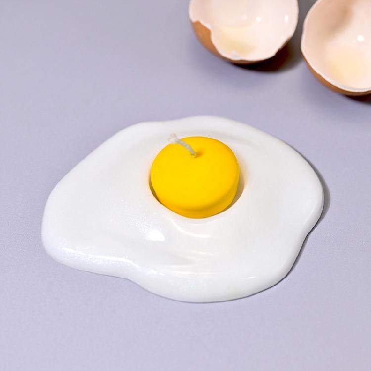 Multifuntional Silicone Mold Eggs Shape Easy Releasing Molds Silicone Texture for Candle Making and Artistic Home Decors