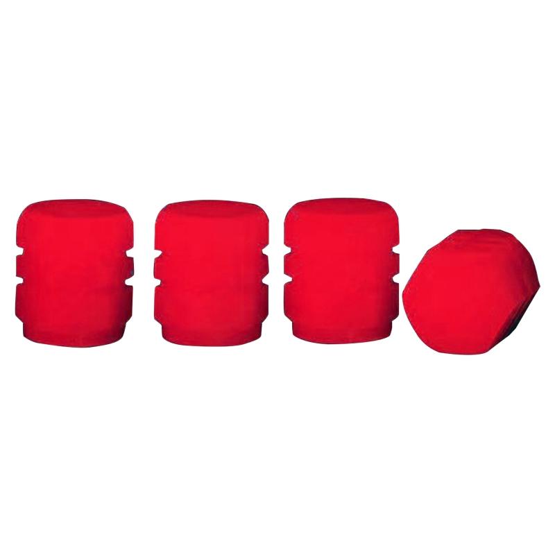 

4 шт. светящиеся шины для колпачков штока клапана светящиеся в темноте шины для крышки штока клапана красный