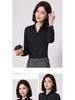 Women's Slim Fit Long Sleeve Bamboo Fiber Anti-Wrinkle White Shirt for Business or Casual Wear