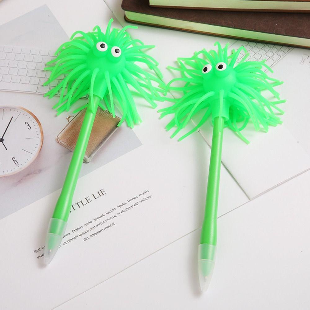 Quick-Drying Neutral Gel Pens Fluffy Ballpoint Pen Cartoon Signature Pen  Stationery