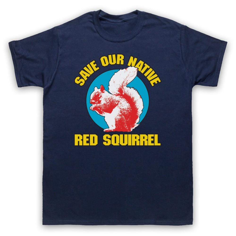 

Save The Red Squirrel Protest Slogan Animal Lover Mens And Womens T-Shirt 4XL