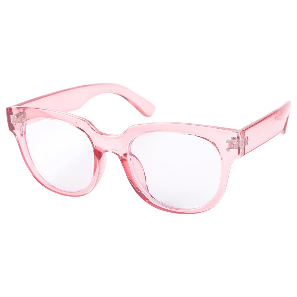 2023 New Fashion Flat Glasses Men and Women Universal Retro Black Frame Anti-blue Light Anti-computer Radiation Glasses