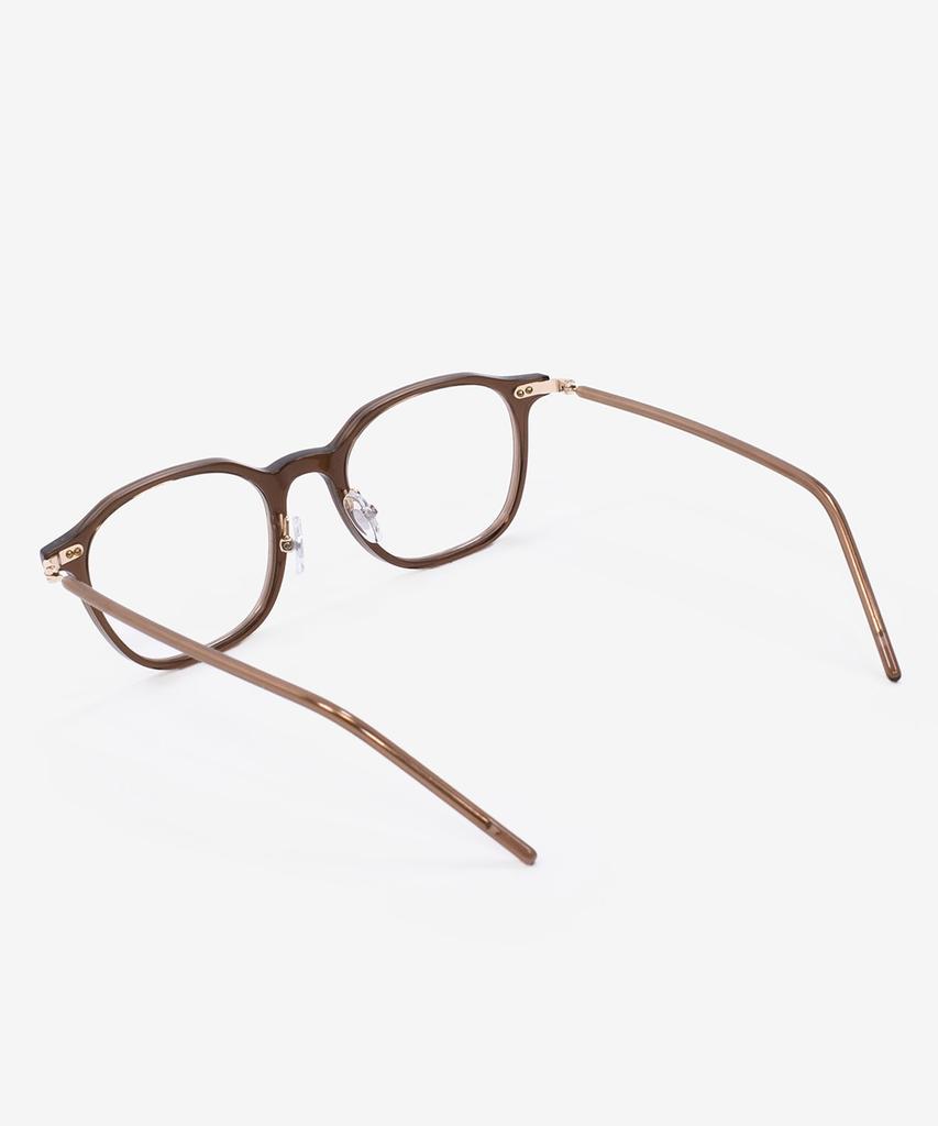 Weeoweeo Melo 01 Crystal Brown Blue Light Blocking Glasses