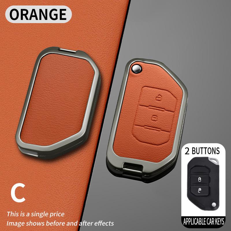 Premium Metal Key Covers for Jeep Wrangler & Gladiator