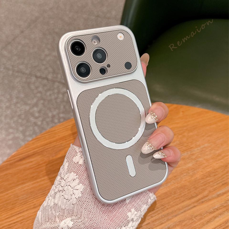 Magnetic Phone Case For iPhone 17 11 12 13 14 15 16 17 Pro Max Magsafe Official Charging Shockproof Protector Cover