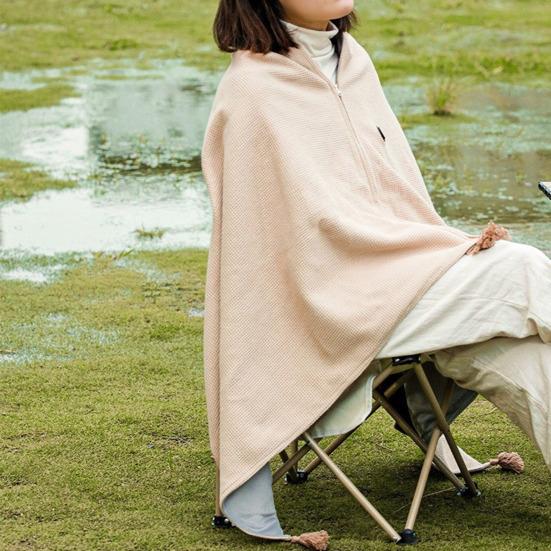 Cobertor Aquecido USB para Acampamento ao Ar Livre Fechamento com Zíper 3 Níveis de Temperatura Infravermelho