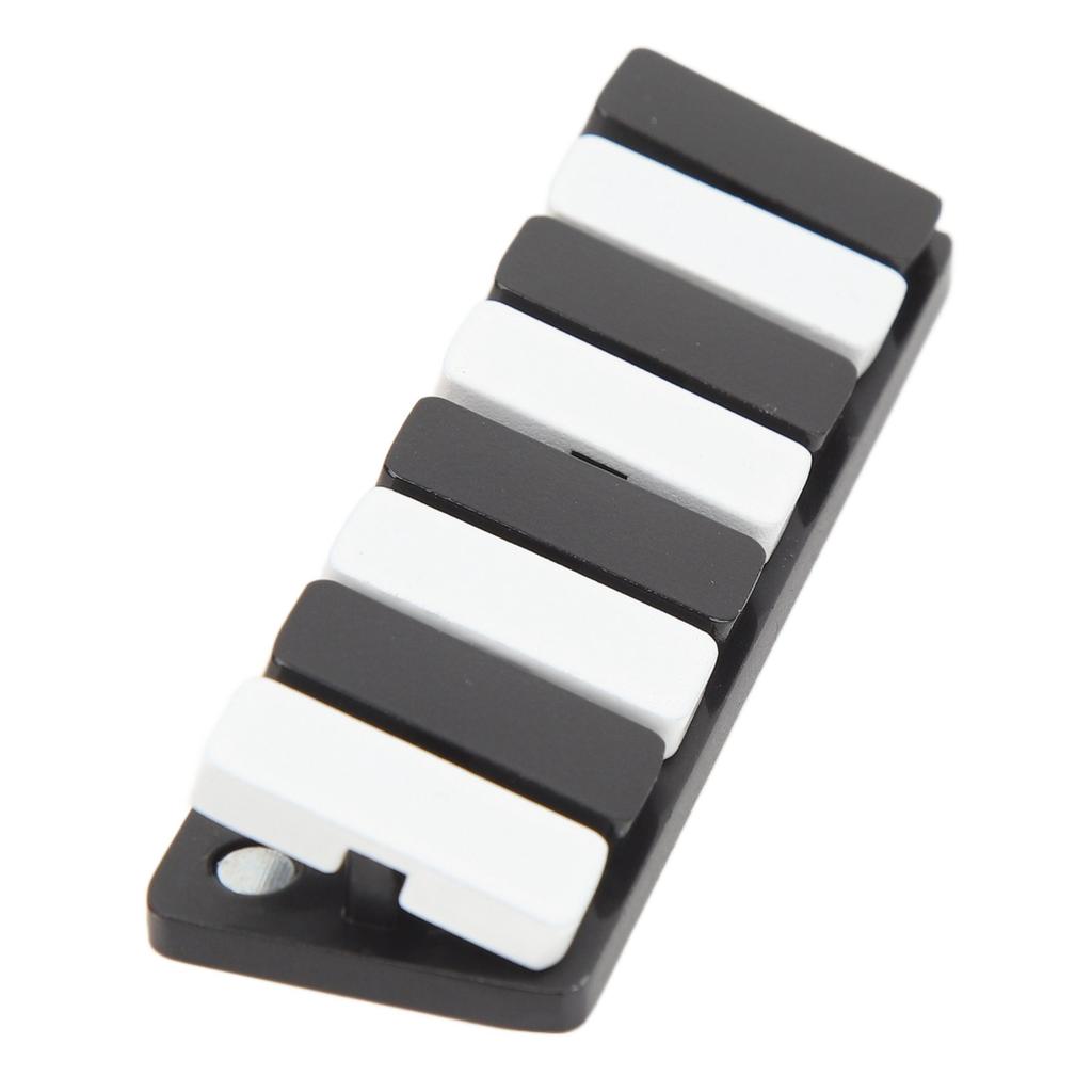 Piano Key Haptic Clicker Toy Zinc Alloy Adult Portable ADHD Slider Anxiety Stress Relief Toy