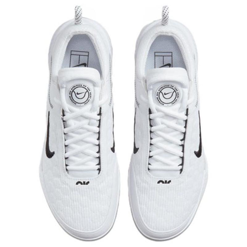 Nike Zoom Court Nxt Hc White Black Sneakers Casual DH0219-100