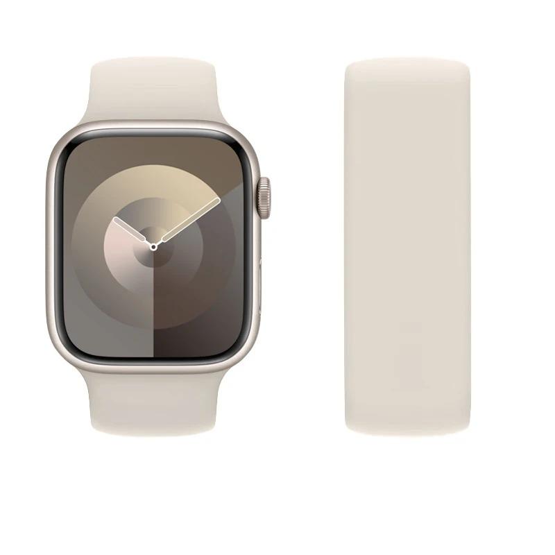Straps for Apple Watch Band 40mm 44mm 45mm 41mm 46 mm 49mm 42mm Elastic Solo loop bracelet iWatch series 3 SE 6 7 8 9 10 ultra 2