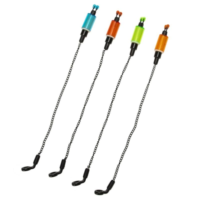 2pcs Carp Fishing Swingers Alarm Swingers Chain Indicator Carp Bites Indicator Fishing Tackle Bites Alarm Bobbins Hanger