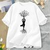 Yoga T Shirt WOMEN Female Namaste TShirt Yogi Yoga Lover Tshirt Casual Cotton Short Sleeve Round Neck Tee Shirt WOMEN Clothing
