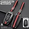 3 Bottons Metal Car Key Cover Fob Case Shell For Peugeot 2008 3008 308 408 508 4008 5008 For Citroen C4 C6 C3-Xr