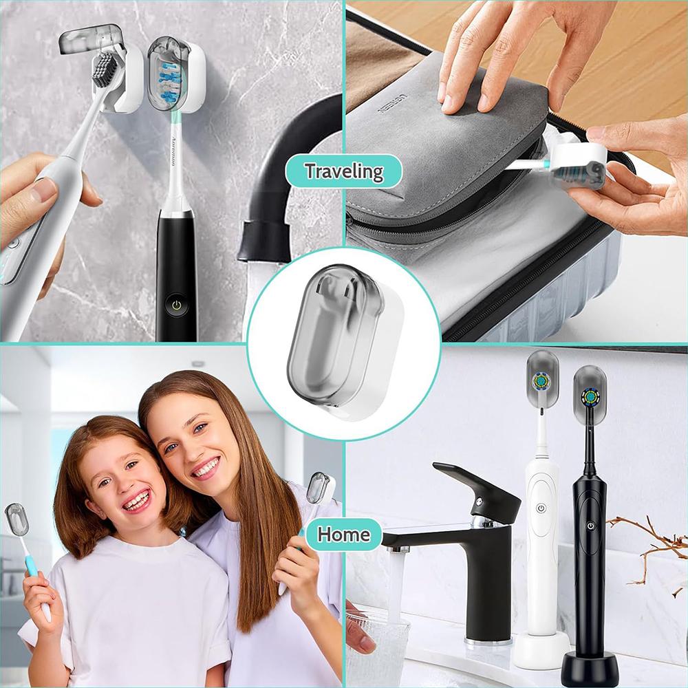 4Pcs Universal Toothbrush Cap Covers For Manual & Electric Toothbrush for Travel