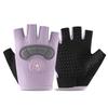 Autumn and winter children's half-finger gloves, velvet warm boys and girls, non-slip half-finger children, student sports riding