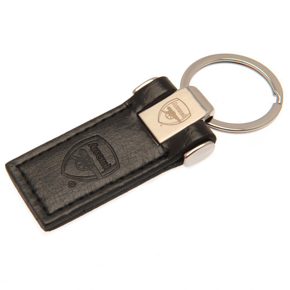 Arsenal FC Leather Keyring