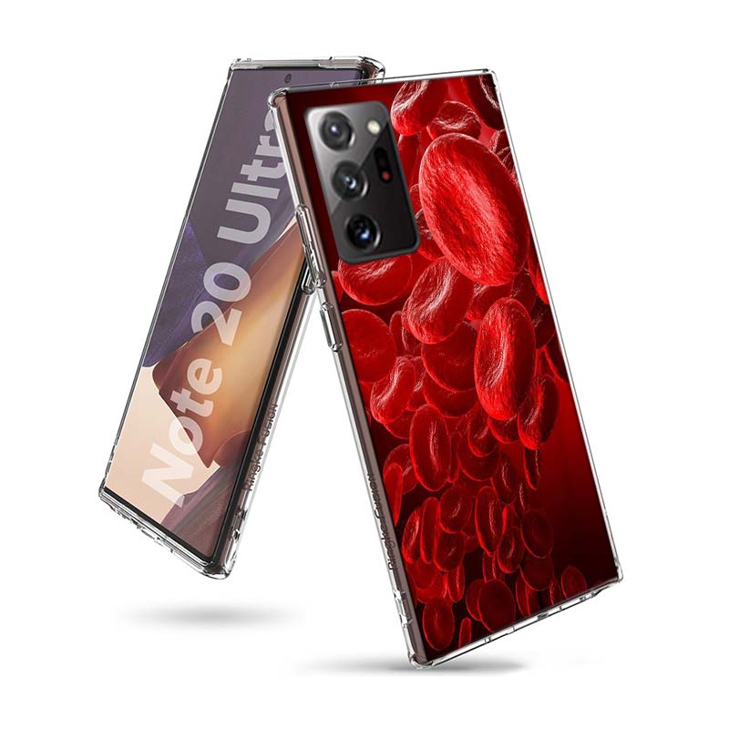 Blood Platelets Under Microscope Phone Case for Samsung A55 A35 A25 A15 A07 A05S A16 A17 A26 A36 A37 A56 A57 Galaxy Note 20 10 A
