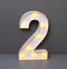 22cm LED Letter & Number Lights for Events - Perfect for Birthdays & Proposals.