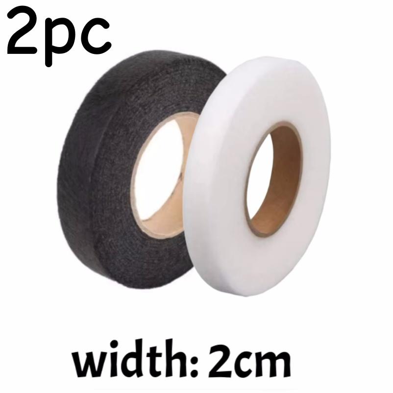 64M/roll Iron-On Hemming Tape Non-woven Double-side Interlining Adhesive for Jean Clothes Length Shorten Home DIY Sewing Tool