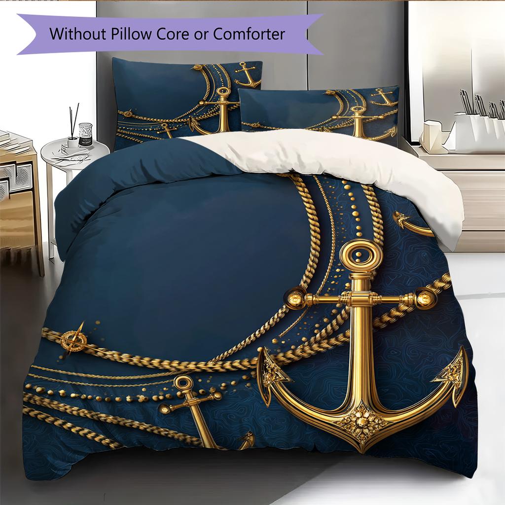 Cartoon Pattern Bedding Quilt Set Quilt Cover Pillowcase Home Decoration Birthday Gift (1 * Duvet Cover + 2 * Pillowcase, Without Core)