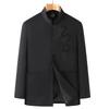 Tang Clothing Men's Spring and Autumn Clothes Grandpa Zhongshan Clothing Middle and Old Hanfu Elderly Clothes Dad Suit