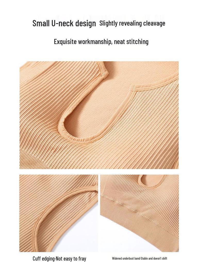 Women's Shockproof Sports Bra: Anti-Sag, Wireless, Sexy Back Yoga Vest