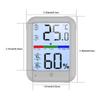 Digitales Thermometer und Hygrometer für Innen, großes LCD mit Hintergrundbeleuchtung, Maximum und Minimum, magnetisch, kompakt, geeignet für und komfortables Umfeld